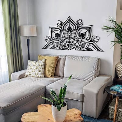 Sutra Mandala Metal Wall Art,