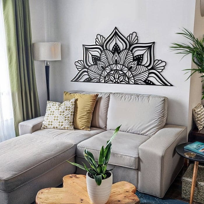 Sutra Mandala Metal Wall Art,