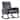 HOMYKA 28" Wide Rocking Chair for Nursery with Solid Wood Leg