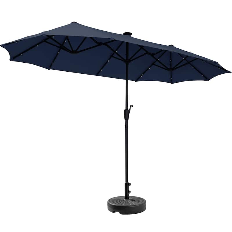 Autlaycil 13 ft Patio Umbrella with Crank For Outdoor Umbrella Base Included