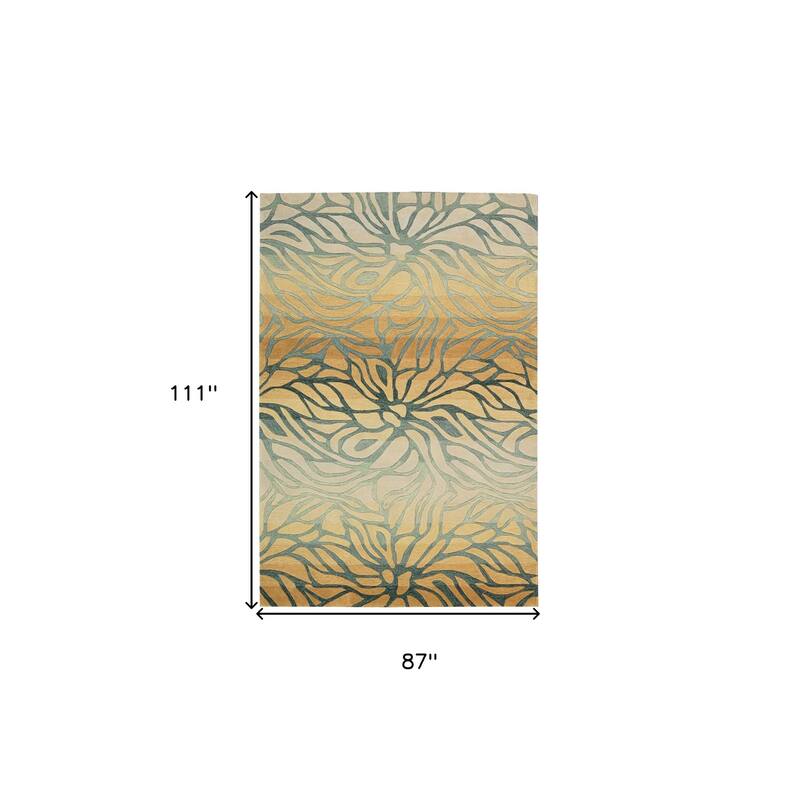 Capel Abstract Modern Stain Resistant Area Rug By HomeRoots