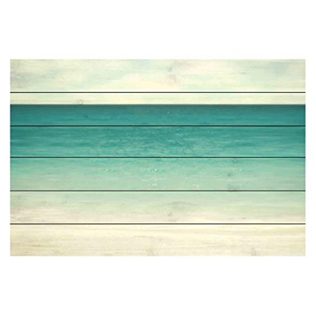 Cityscape Painting Print on Wood Panel - Modern Wall Art Decor for Home Office