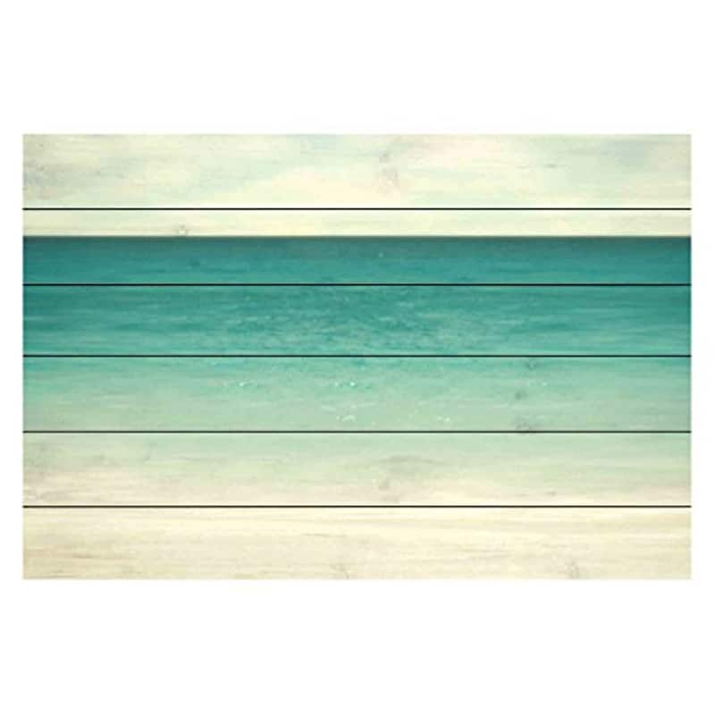 Cityscape Painting Print on Wood Panel - Modern Wall Art Decor for Home Office