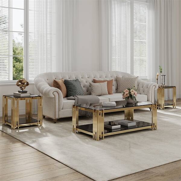 Round Glass Dining Table Set For 4 - 36" Tempered Glass Table With Silver X-Legs & 4 Grey Velvet Chairs