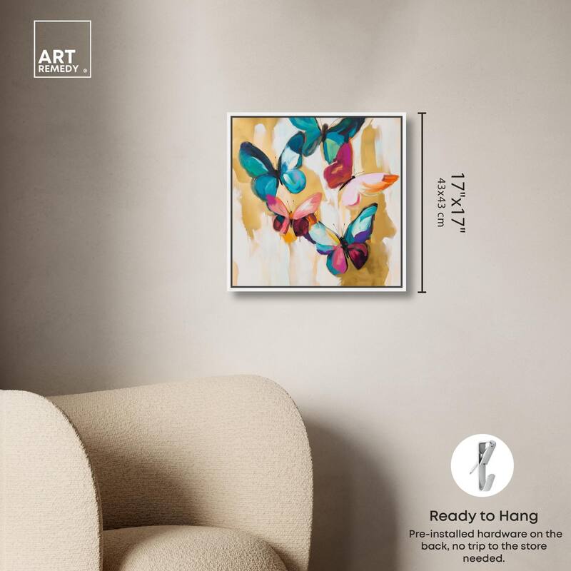 Wings in Waltz II Canvas by Art Remedy