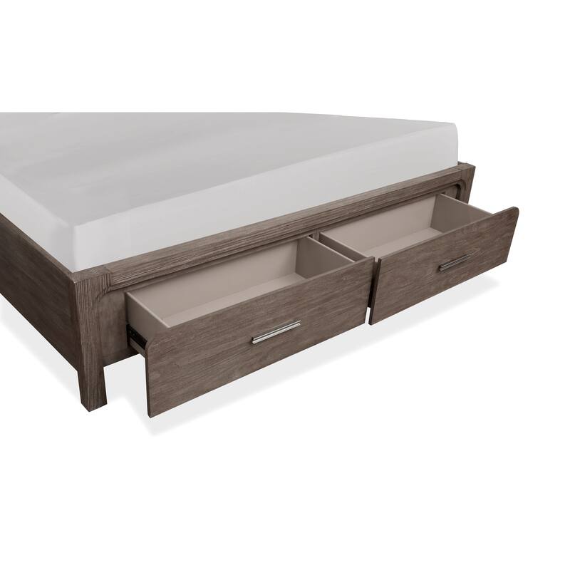 Magnussen Home Westbourne Dark Umber Panel Storage Bed