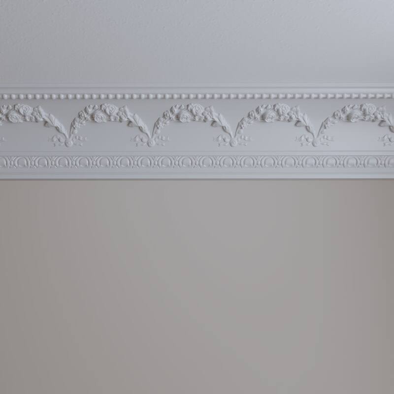 Floral Swag Crown Moulding