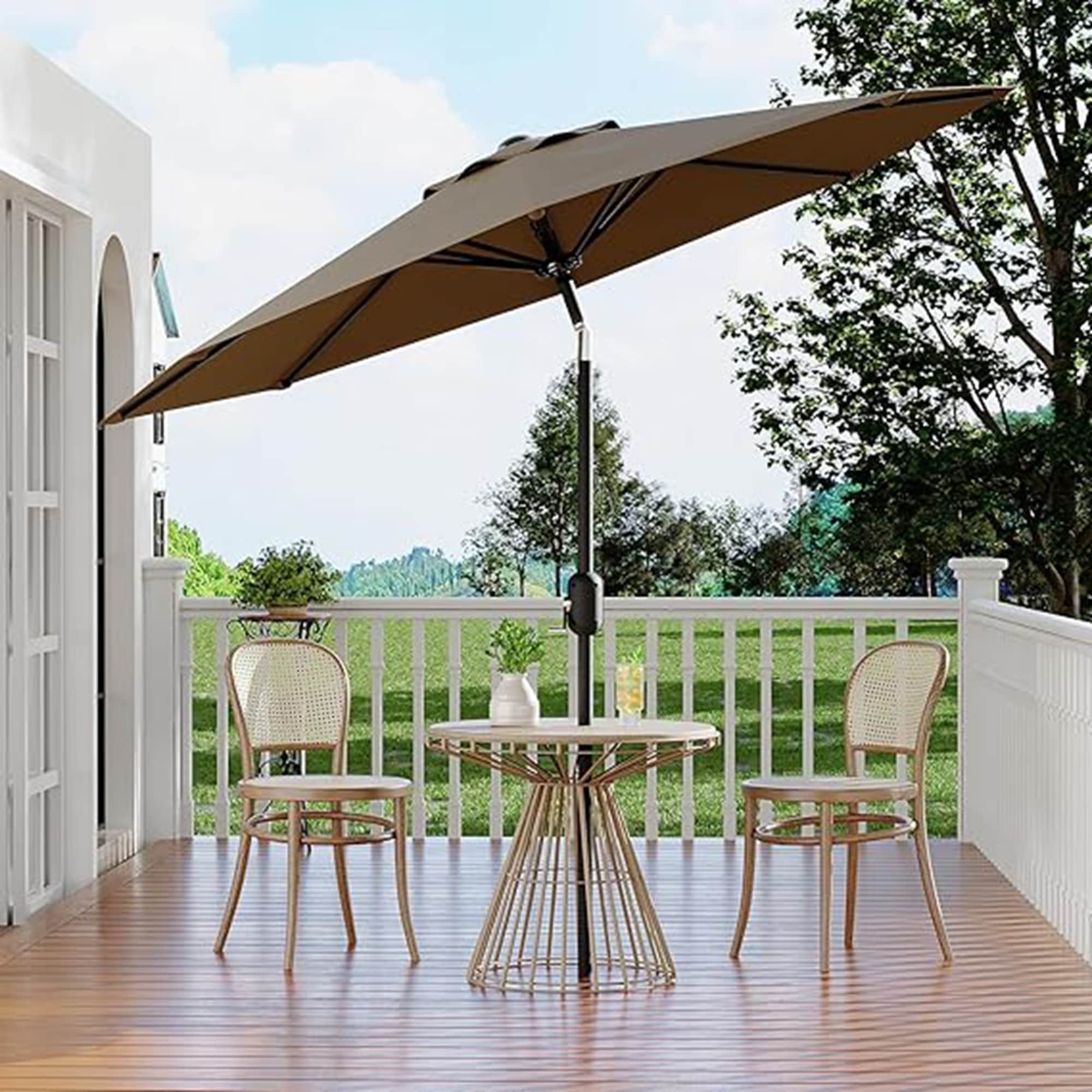 grand patio deluxe 10-foot curvy aluminium offset umbrella. Napoli 10x13 FT Rectangular Umbrella, Heavy Duty Al Color:Orange (Canopy) BestChoiceProducts10ft360°RotatingCantileverOffsetHangingPatioUmbrella-FogGray Abba Patio 9FT Lyon An ergonomic hand crank