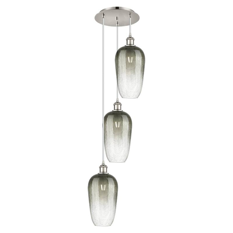Innovations Lighting Endless Possibilities Ballston - Brookhaven Flute - 3 Light 14" Cord Hung Multi Pendant