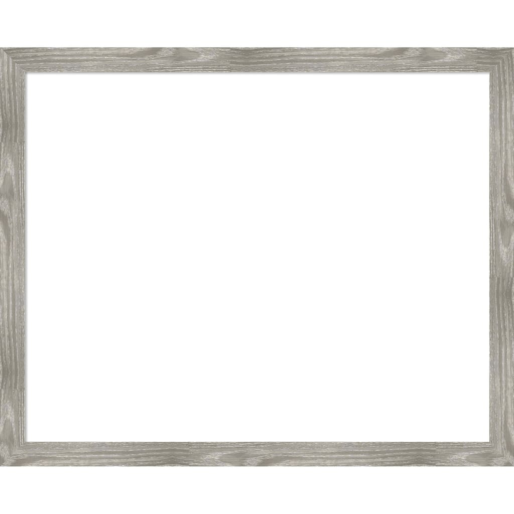 Amanti Art Dove Greywash Square Framed Dry Erase Magnetic Board