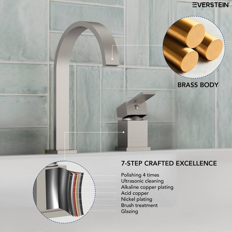 Modern Deck Mounted Bathtub Faucet Set with Diverter And Handheld Sprayer