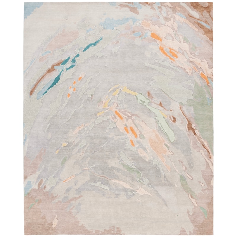 SAFAVIEH Couture Hand-Knotted Saint Tropez Mitsuyo Modern Wool Rug