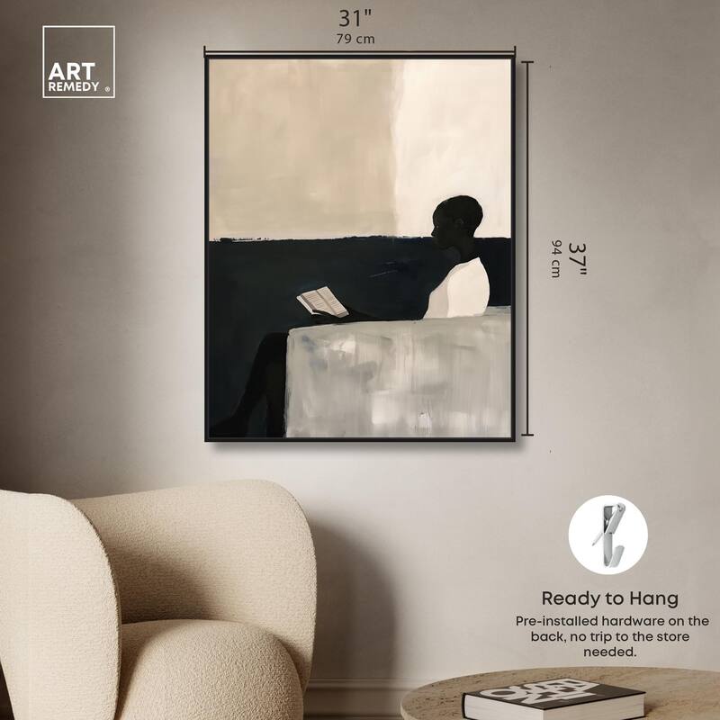 Void Reader III Canvas by Art Remedy