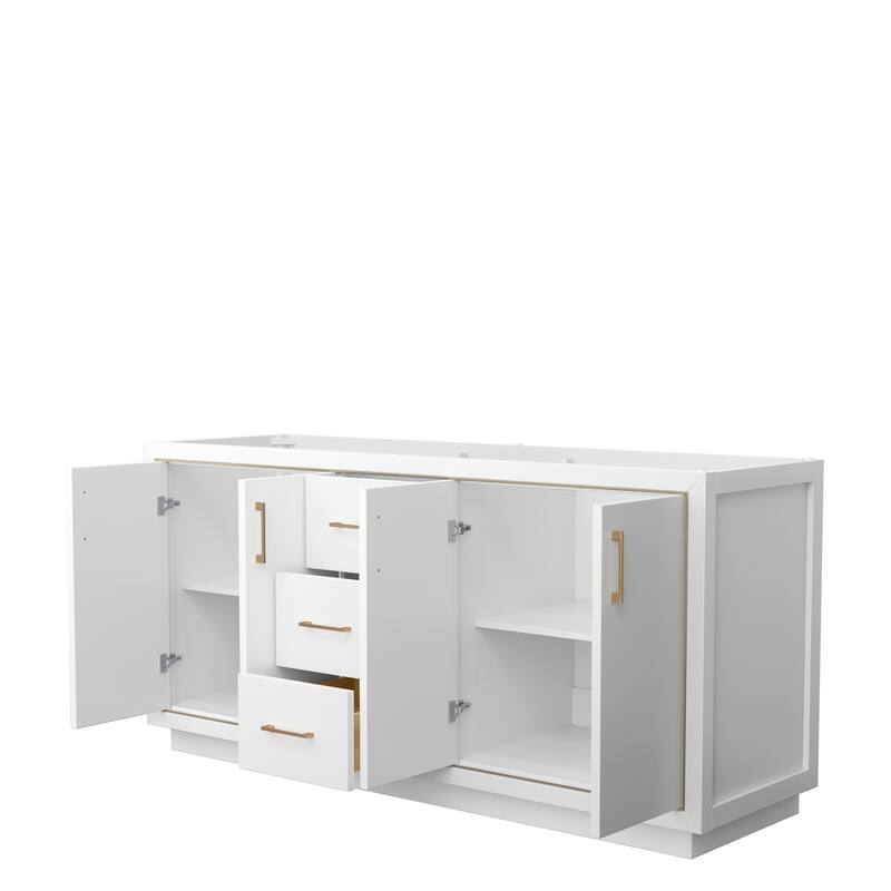 Icon Double Bathroom Vanity Cabinet, No Mirror