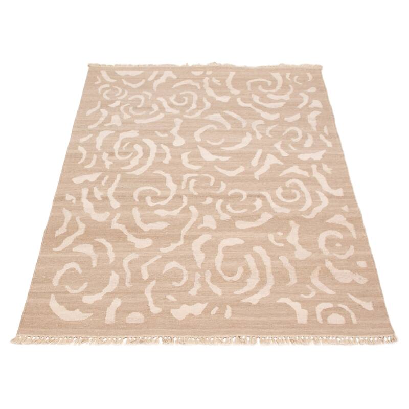 Ankara FW Taupe Kilim 5'2" x 8'0" - 5'2 x 8'0
