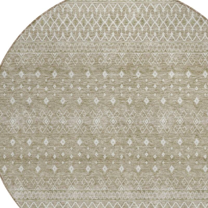HomeRoots Tribal Transitional Rectangle Outdoor Rug