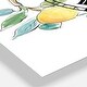 preview thumbnail 3 of 4, Designart 'Mediterranean Breeze XII' Cottage 3 Panels Large Wall CLock - 36 in. wide x 28 in. high - 3 panels