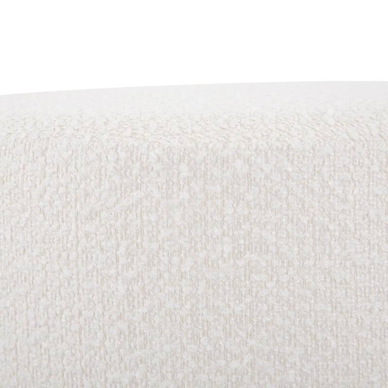 Allan Andrews No Tip Cylinder Ottoman with Cover, Barbet Collection