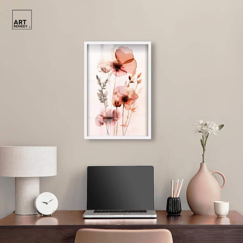 Petal Dye II Shadowbox by Art Remedy