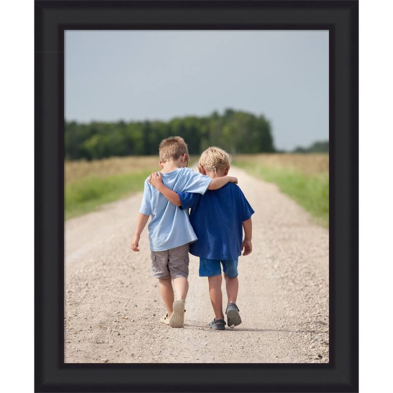 Oliver Narrow Framed Picture Frame, Photo Frame - 16x20 - Oliver Black Narrow