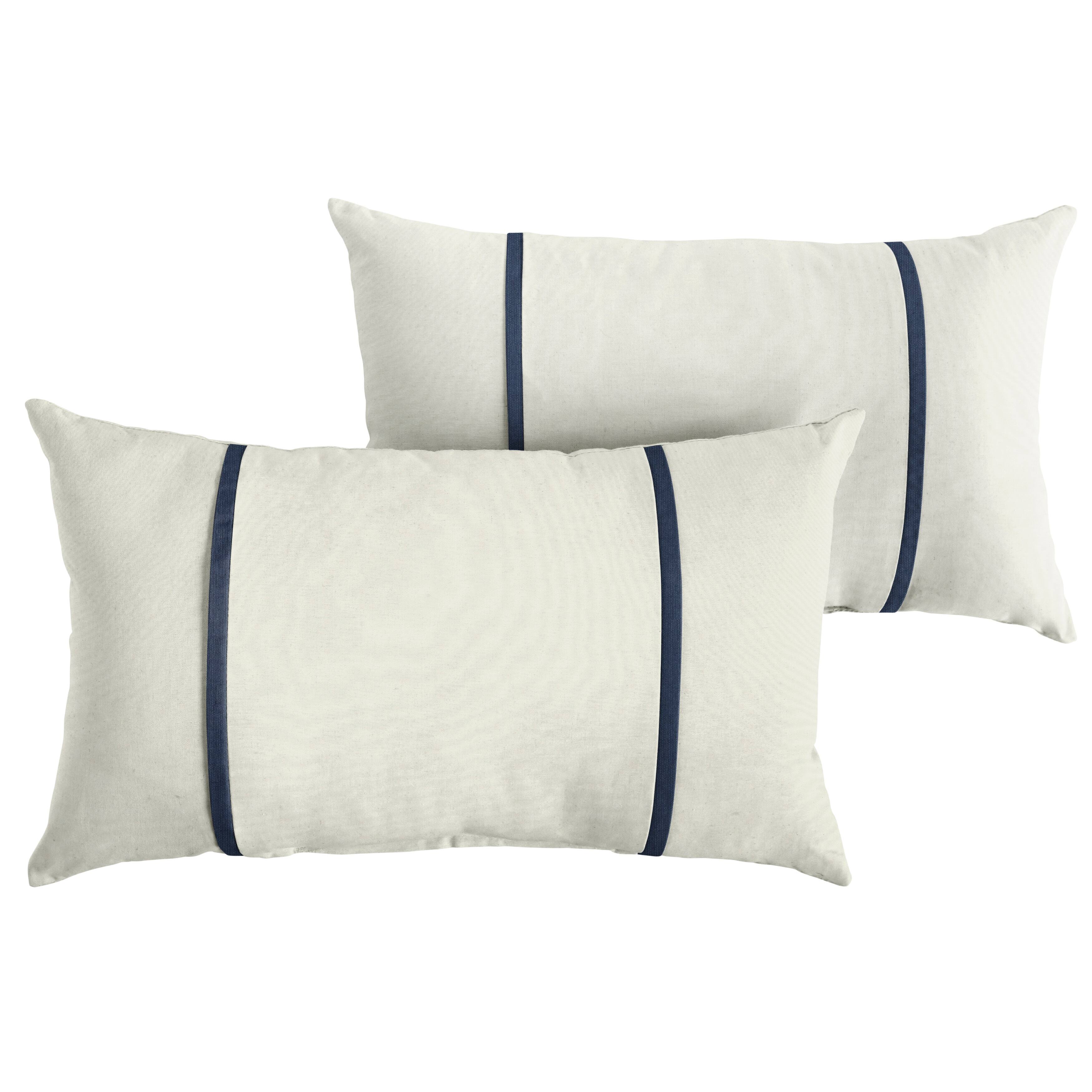 Option Sunbrella - Canvas Natural/Spectrum Indigo