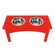 preview thumbnail 17 of 70, Elevated Pet Feeder with Stainless Steel Bowls - N/A