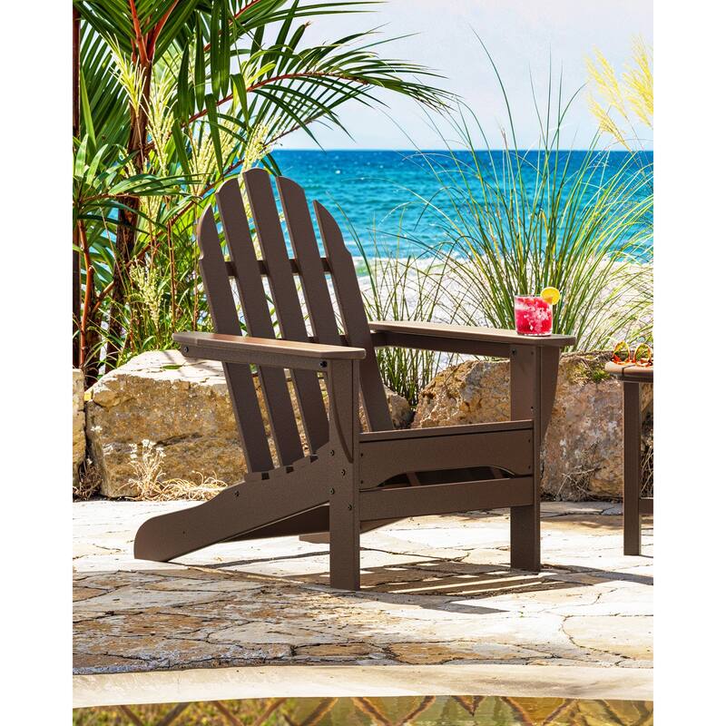 POLYWOOD Classic Plastic Outdoor Adirondack Chair
