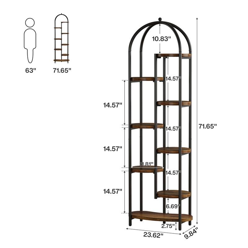 70-inch Tall 8-Tier Plant Stand Indoor