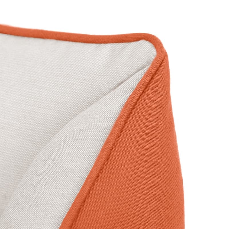Sunbrella Indoor/Outdoor Reversible Double Sided, Cuddler Dog Bed with Bumper