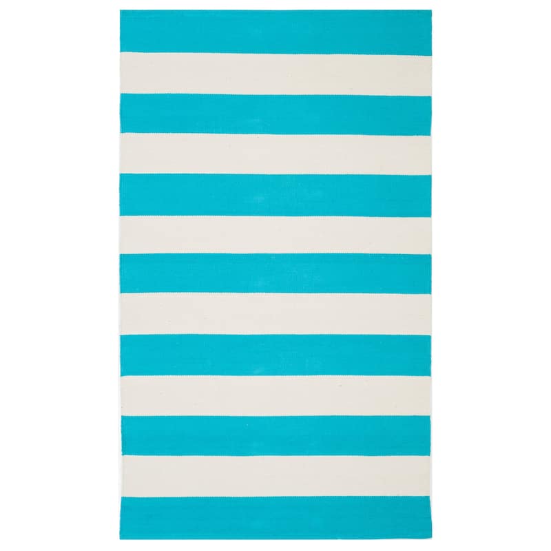 SAFAVIEH Handmade Montauk Caspian Stripe Cotton Flatweave Rug