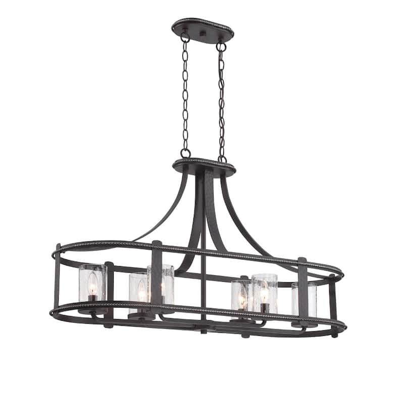 Palencia 6 Light Linear Chandelier