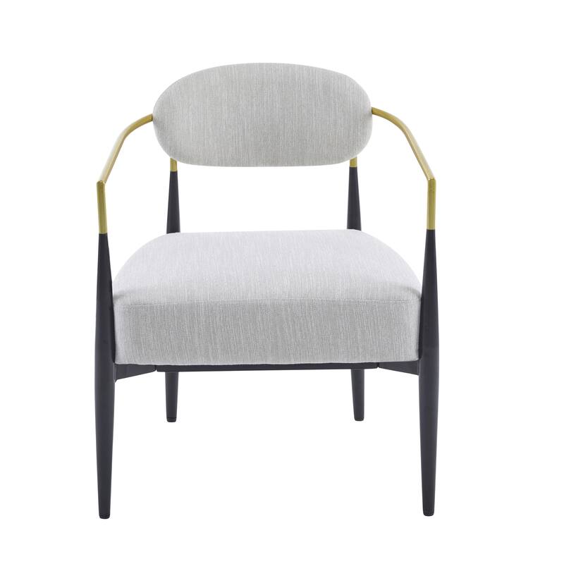 Christopher Knight Home - Amelia Mid-Century Modern Upholstered Accent Armchair with Sturdy Tapered Legs