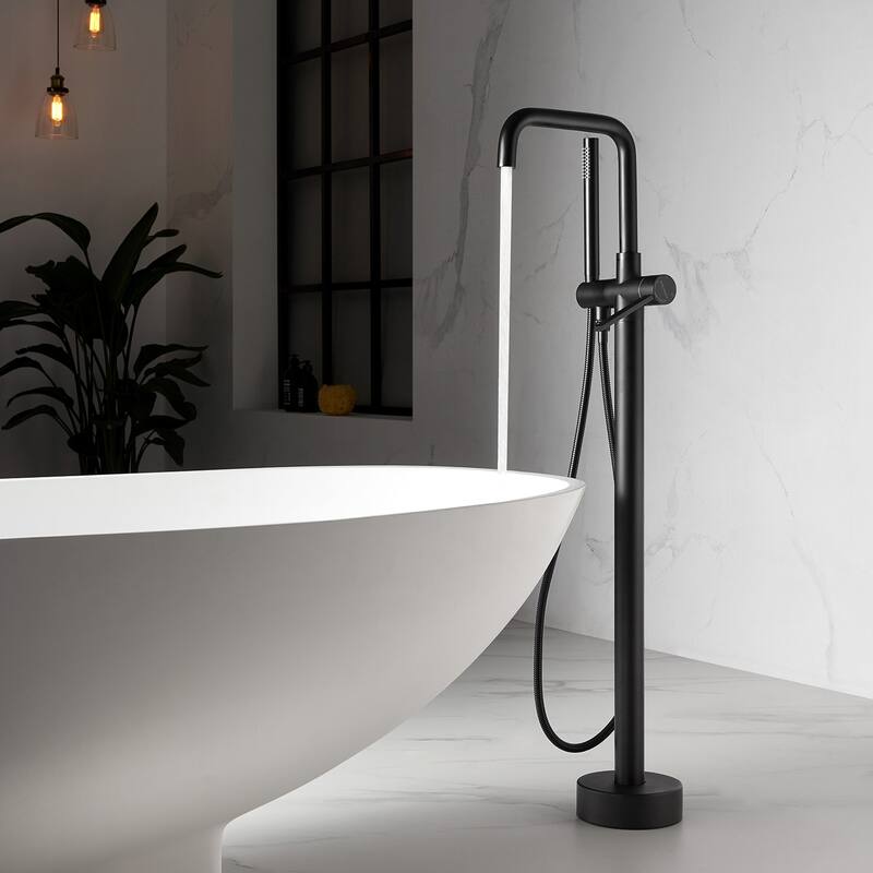Delara Freestanding Tub Faucet with Hand Shower