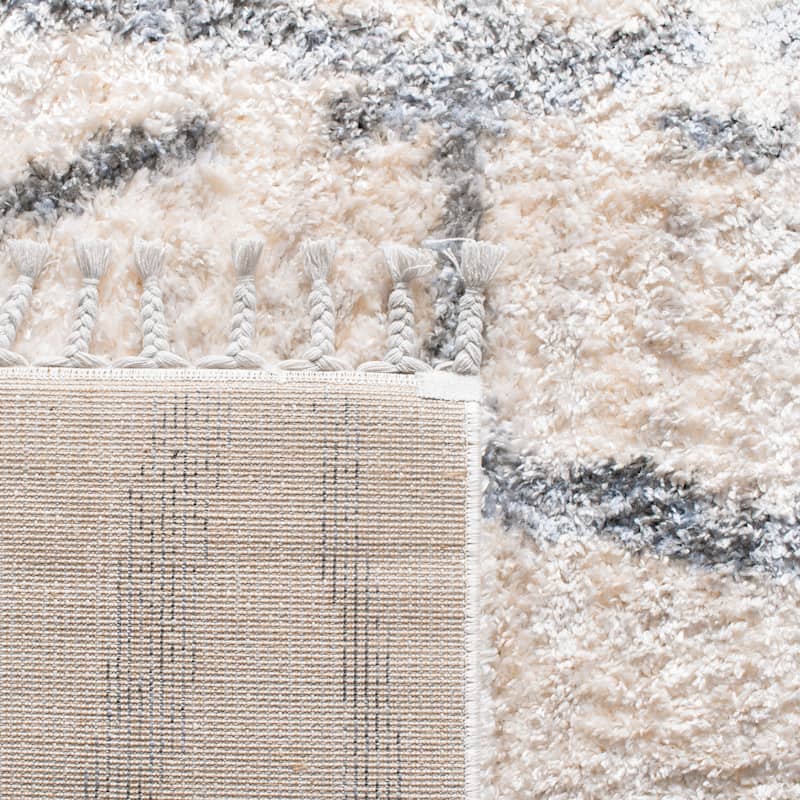 SAFAVIEH Berber Fringe Toyoko Madie Trellis Rug