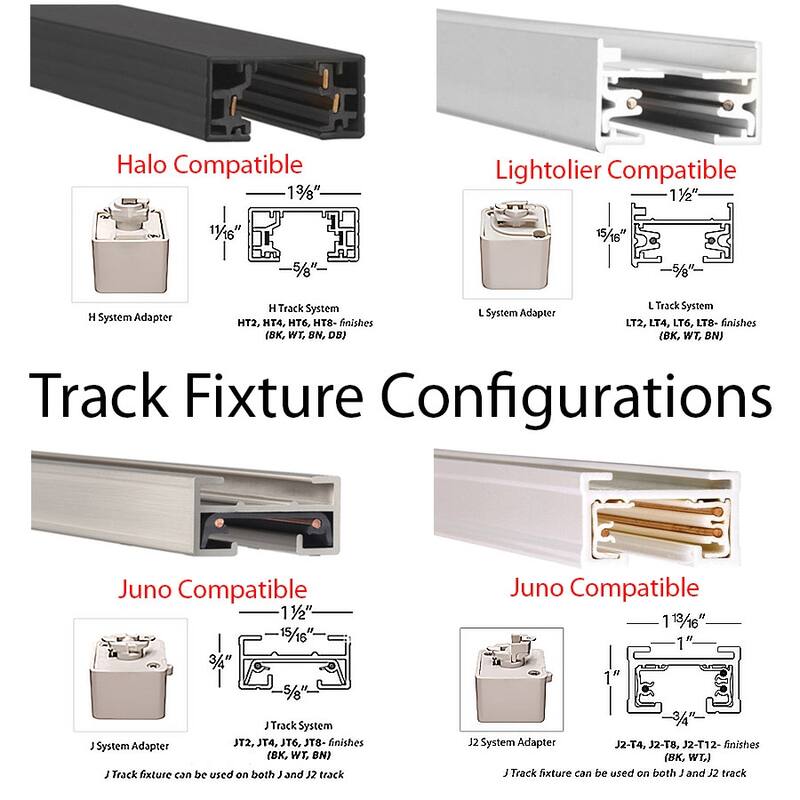 WAC Lighting Exterminator II L-Track 7" Tall LED Track Head - 55�
