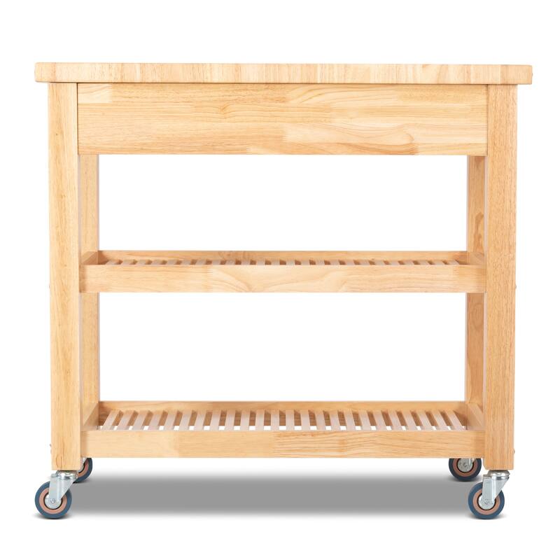 Chris & Chris Pro Chef Work Station Natural All Wood