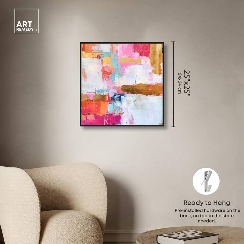Exuberant Hues II Canvas by Art Remedy