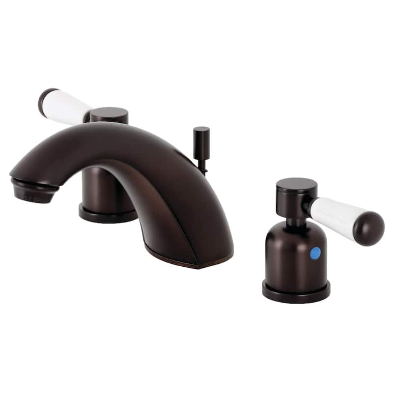 Kingston Brass Paris 1.2 GPM Widespread Bathroom Faucet with Porcelain