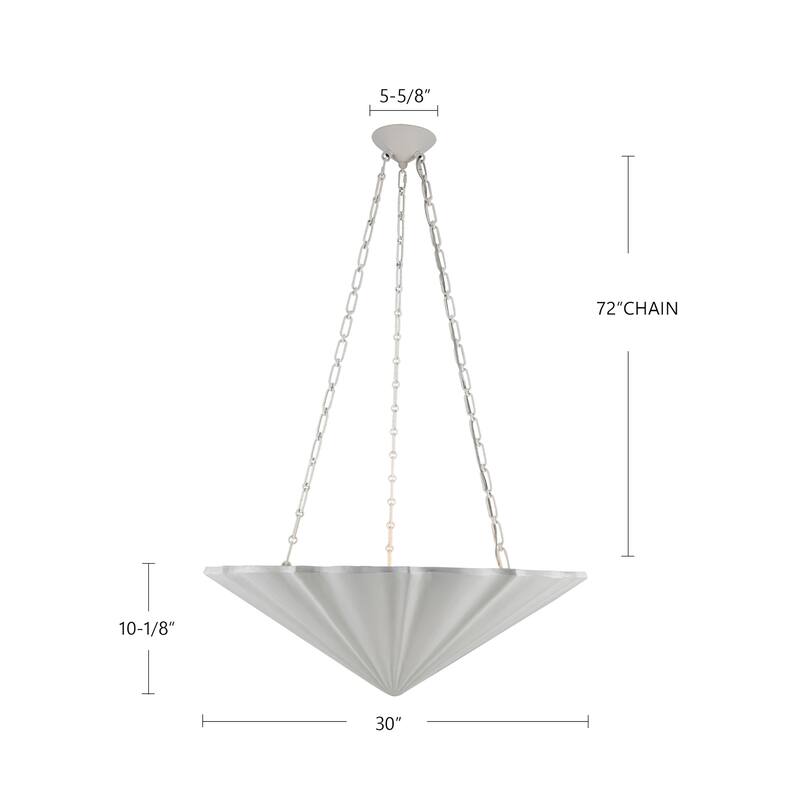 Alora Lighting CH352430 Martine 4 Light 30" Wide Chandelier