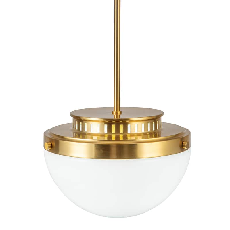 Artcraft Dahlia 1-Light Pendant - 12" W