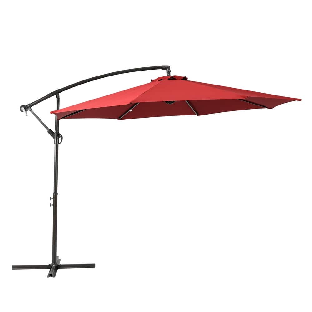 Weller 10-foot Offset Cantilever Hanging Patio Umbrella