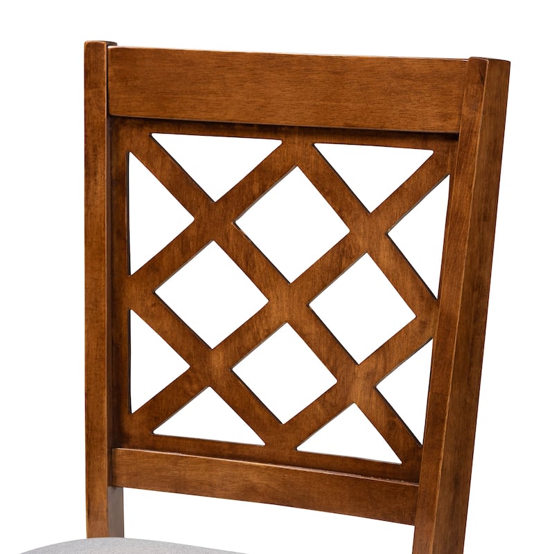 Verner Modern and Contemporary 2-PC Dining Chair Set