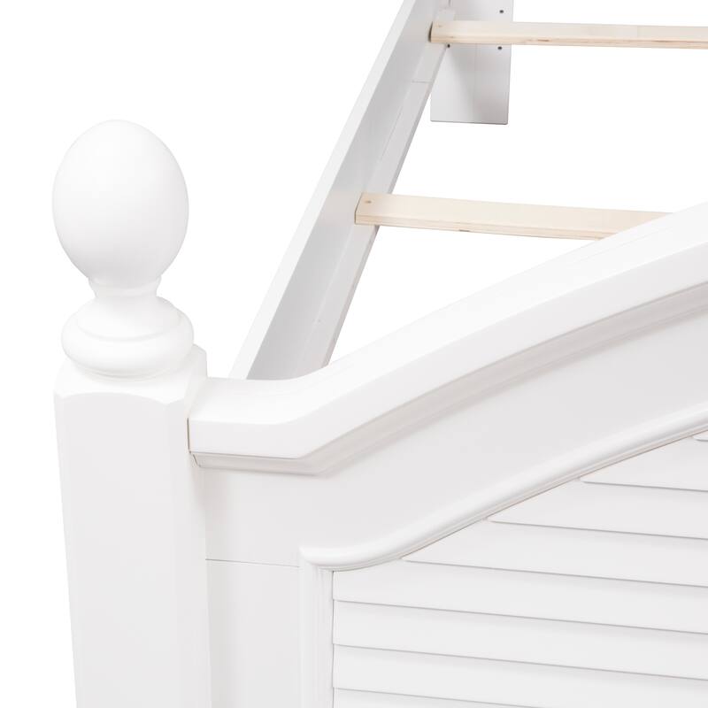 Summer House I Oyster White Poster Bed - King or Queen Option