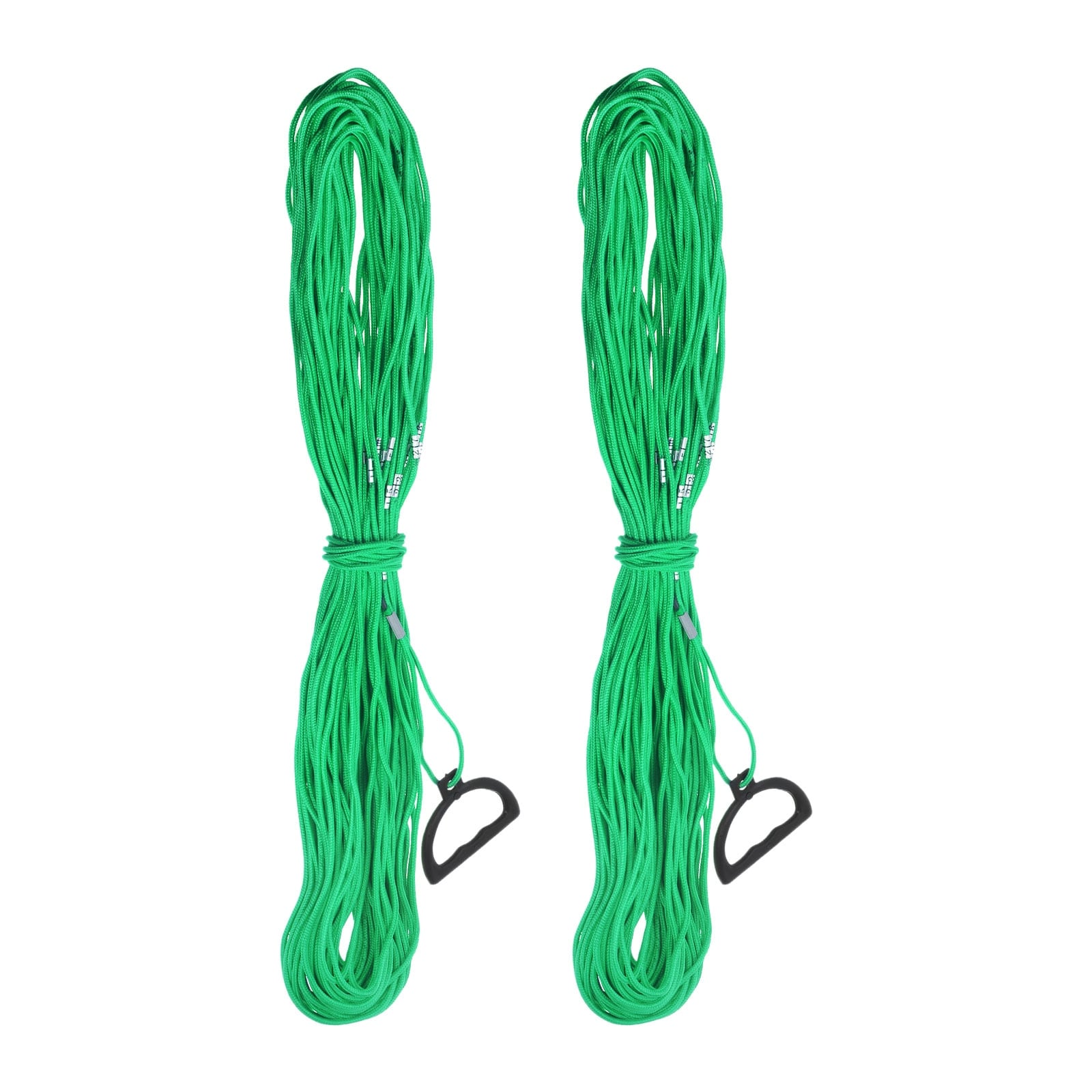 2pcs Deep Well Measuring Rope 50m Steel Wire Nylon Coated w Pull Ring -  Green - Bed Bath & Beyond - 37206844