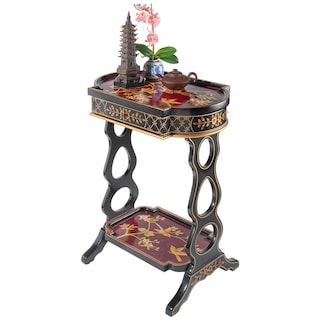 Design Toscano The Terrace of Shanghua Asian Style Lacquered Side Table