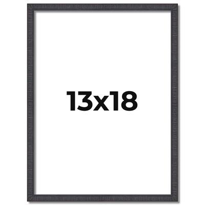13x18 Frame Brown Solid Wood Picture Frame - Complete Modern Photo