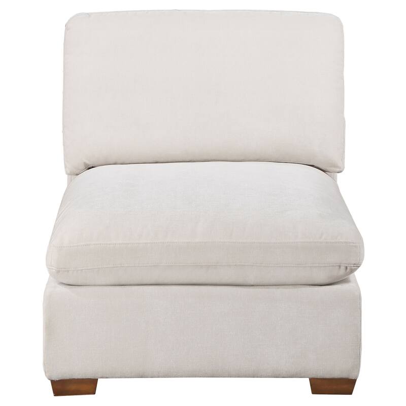 Lakeview Transitional Fabric Upholstered Armless Chair