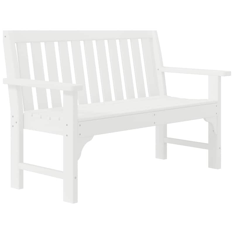 Polytrends Laguna 51" Outdoor Patio 2-Person Garden Bench