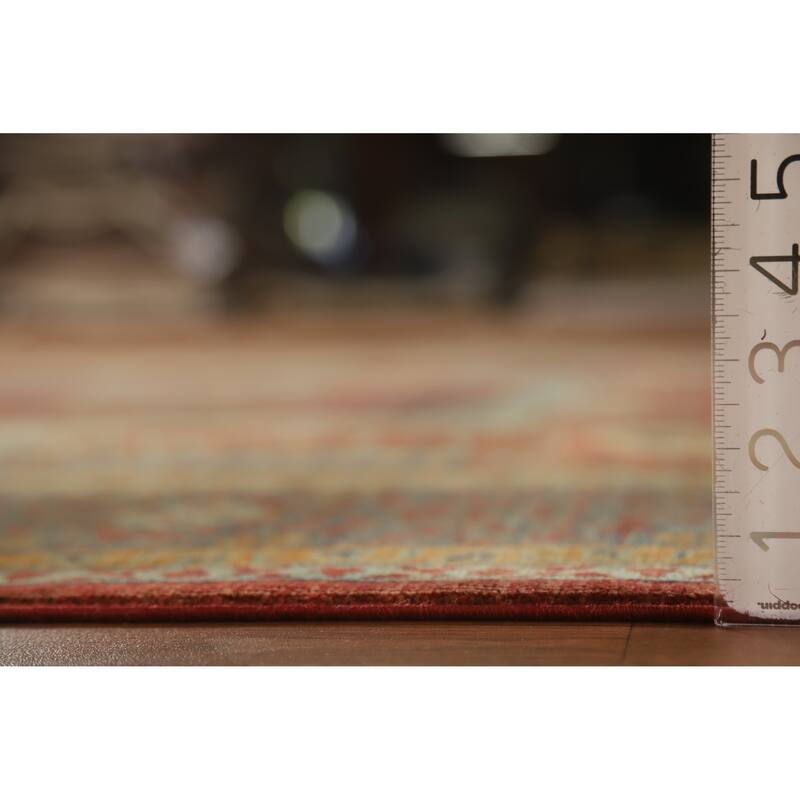 Hand Knotted Oriental 100% Wool Carpet Traditional Medallion Red Kazak Area Rug - 10' 0'' X 7' 0''