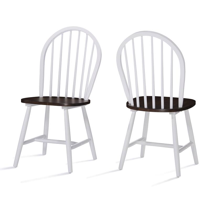 Declan Farmhouse High Back Spindle Dining Chairs (Set of 2) by Christopher Knight Home - 36"H